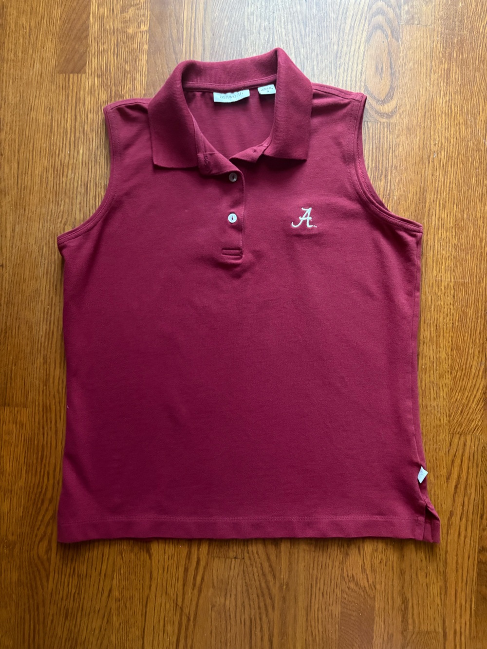 Alabama Crimson Tide Sleeveless Polo Top